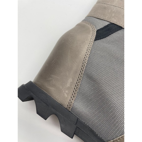 NWT Sorel Joan of Arctic Waterproof Wedge III Lexie Bootie Quarry Sz 10 Grey - Picture 9 of 13